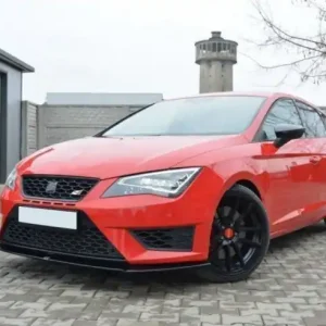 Hit Sezóny Maxton Design Spoiler předního nárazníku Seat Leon Mk3 Cupra - texturovaný plast SE-LE-3-FR-FD1T