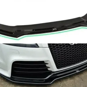 Speciální Cena Maxton Design Spoiler předního nárazníku Audi TT RS (8J) V.2 - karbon AU-TT-2-RS-FD2C