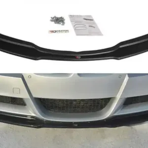 Expresní Doručení Maxton Design Spoiler předního nárazníku BMW 3 E90 M-Paket - černý lesklý lak BM-3-90-MPACK-FD1G