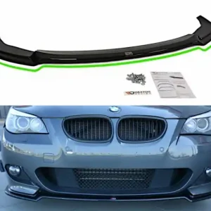 Top Prodej Maxton Design Spoiler předního nárazníku BMW 5 E60/61 M-Paket - černý lesklý lak BM-5-60-MPACK-FD1G