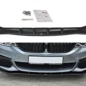 Ověřený Maxton Design Spoiler předního nárazníku BMW 5 G30/G31 M-Paket V.1 - texturovaný plast BM-5-G30-MPACK-FD1T