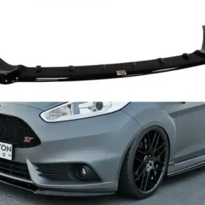 Bezpečná Platba Maxton Design Spoiler předního nárazníku Ford Fiesta ST Mk7 Facelift V.1 - černý lesklý lak FO-FI-7F-ST-CUPRA-FD1G
