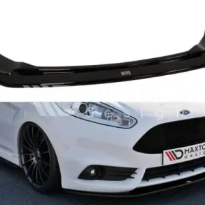 Výprodej Maxton Design Spoiler předního nárazníku Ford Fiesta ST Mk7 Facelift V.3 - černý lesklý lak FO-FI-7F-ST-FD2G