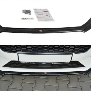 Časově Omezené Maxton Design Spoiler předního nárazníku Ford Fiesta ST Mk8 V.1 - černý lesklý lak FO-FI-8-STLINE-FD1G