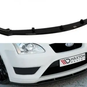 Ihned K Objednání Maxton Design Spoiler předního nárazníku Ford Focus ST Mk2 V.1 - černý lesklý lak FO-FO-2-ST-FD1G