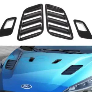 Víkendová Akce Maxton Design Sada výdechů kapoty Ford Focus Mk4 ST/ST-Line - černý lesklý lak FO-FO-4-BV1+BV2G