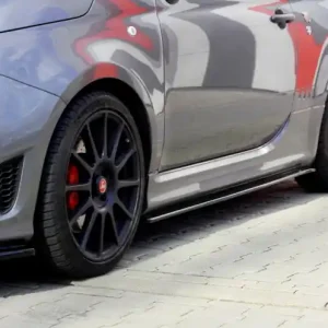 Cenově Výhodný Maxton Design Prahové lišty Fiat 500 Abarth Facelift - karbon FI-500-1F-AB-SD1C