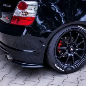 Hit Sezóny Maxton Design Boční lišty zadního nárazníku Honda Civic EP3 (Mk7) Type-R - texturovaný plast HO-CI-7-TYPE-R/S-RSD1T