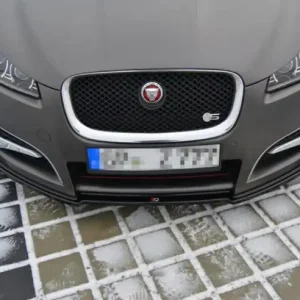 Přímo Od Výrobce Maxton Design Spoiler předního nárazníku Jaguar XF Facelift S-Pack - černý lesklý lak JA-XFS-1F-SB-FD1G