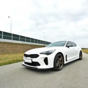 Ihned K Objednání Maxton Design Spoiler předního nárazníku Kia Stinger GT V.2 - černý lesklý lak KI-ST-1-GT-FD2G