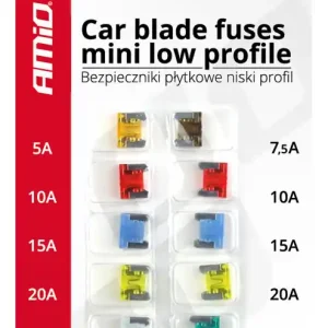 Amio 02216 - Nožové pojistky nízkoprofilové 10 ks Rychlé Dodání
