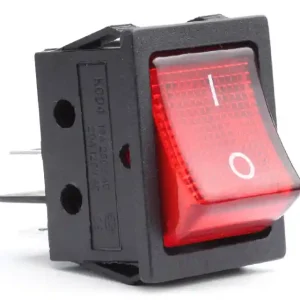 Objednat Nyní Amio 02462 - Obdélníkový vypínač 12/230V (s červeným podsvětlením) BU02