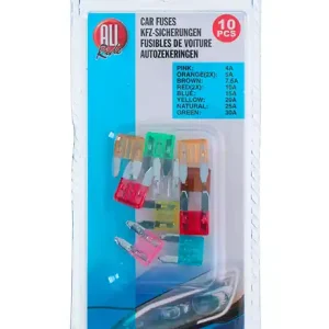 5800592 - ALLRIDE Pojistky nožové mini 10 ks Horká Nabídka