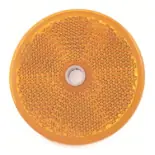 912-845 - Odrazka kulatá oranžová Značkový