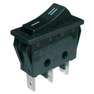 Víkendová Akce TIPA 02620039 - Přepínač kolébkový 2pol./3pin ON-ON 250V/15A černý