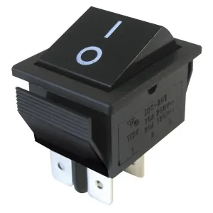 Hit Sezóny TIPA 02620059 - Přepínač kolébkový 2pol./4pin ON-OFF 250V/15A černý