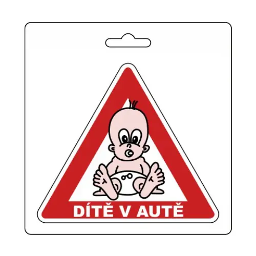 Super Cena Compass 34490 - Samolepka DÍTĚ V AUTĚ (105 x 120 mm)