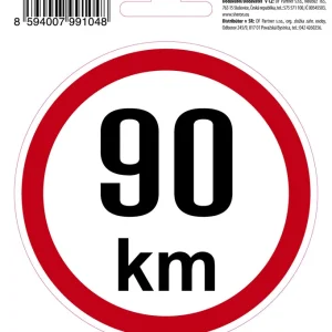 Nejprodávanější Sheron 6621003 - Samolepka - 90 km/h