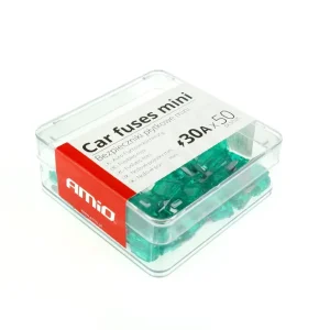Amio 02223 - Autopojistky MINI pouzdro 50 ks 30A Originální