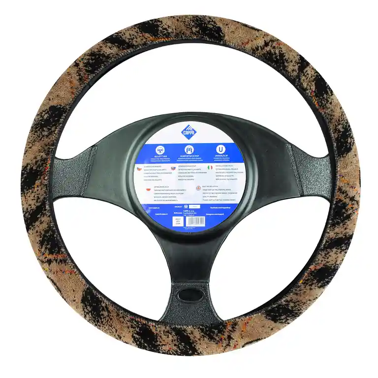 Akce Cappa 14057 - Potah volantu textilní leopard