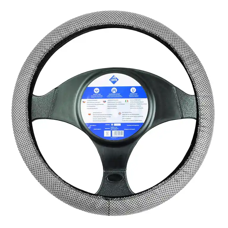 Cappa 14174 - Potah volantu textilní stříbrný Nízká Cena