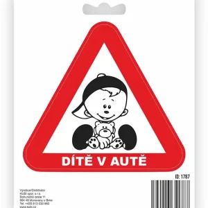 1787(MS16) - AUTOSAMOLEPKA DÍTĚ V AUTĚ Nová Kolekce