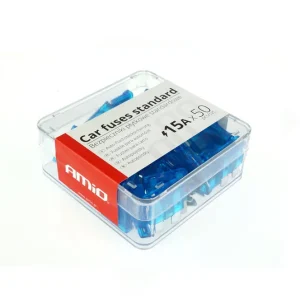 Zlevněný Amio 01335 - Autopojistky standatrní pouzdro 50ks 15A