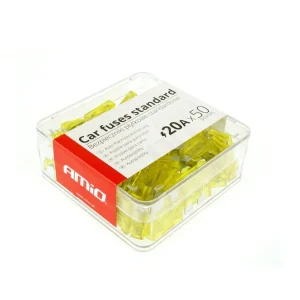 Amio 01336 - Autopojistky štandarndé pouzdro 50ks 20A Super Cena