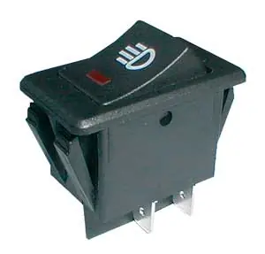 Nízká Cena TIPA 02620048 - Přepínač kolébkový auto ON-OFF 35A/12VDC pros. bod červený