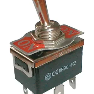 Omezená Nabídka TIPA 02610019 - Přepínač páčkový 2pol./6pin ON-ON 250V/10A