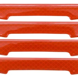 Dokud Zásoby Vydrží Compass 34313 - Chránič dveří samolepící DELTA červený 4ks