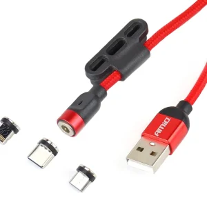 Ihned K Objednání Amio 02522 - Multikabel USB Lightning/USB C/micro USB 1m UC-08