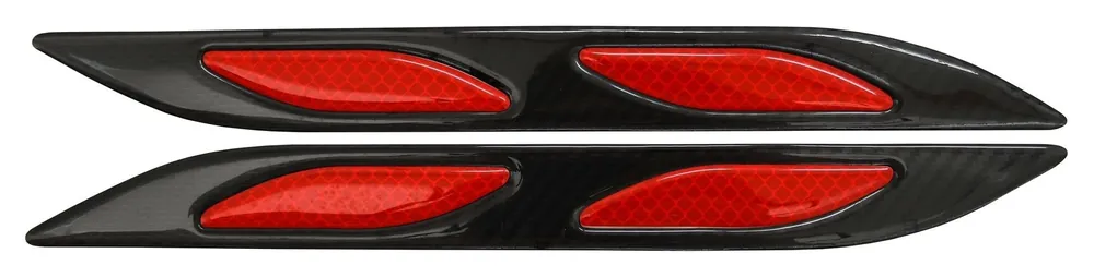 Compass 34301 - Chránič dveří samolepící DAGGER červený 2ks Nejprodávanější