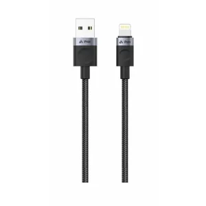 06444877 - Kabel iPEAX 90010104 USB/Lightning 1m Black Sleva