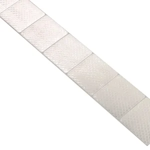 Must-Have Compass 01545 - Samolepící páska reflexní dělená 1m x 5cm bílá