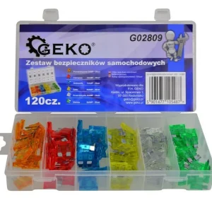 GEKO G02809 - Pojistky automobilové standart 120ks Víkendová Akce