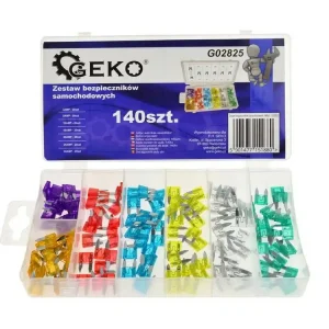 Vrácení Zdarma GEKO G02825 - Sada pojistek do auta 140 ks