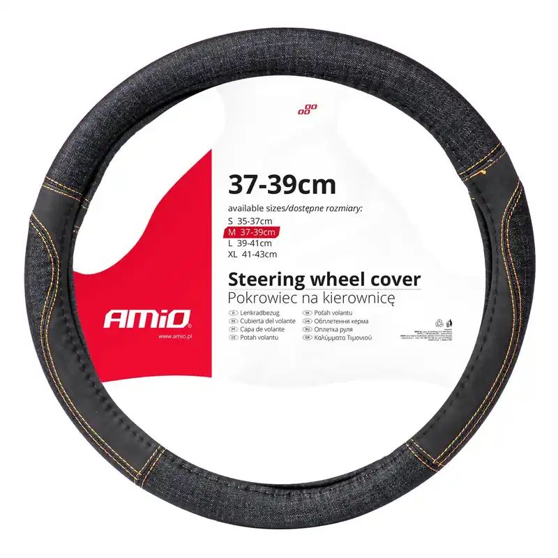 Amio 03565 - Potah volantu SWC-52-M (37-39cm) Omezená Nabídka