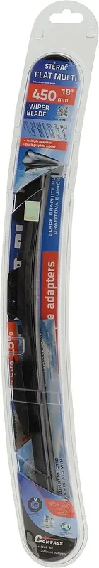 Nejlepší Volba Compass 10048 - Stěrač FLAT MULTI 450mm s adaptéry