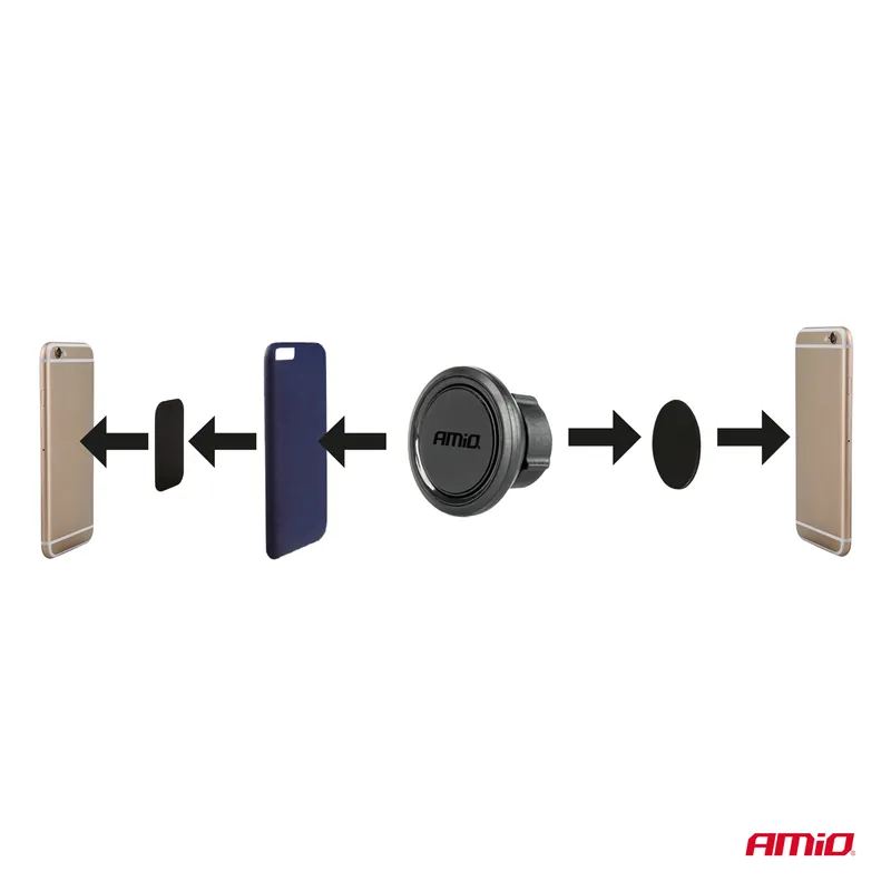 Amio 04144 - Magnetický držák palubní desky otočný o 360° AMiO- Levný
