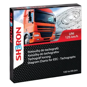 Sheron 6000270 - Kotoučky do tachografu 125 km/h UNI Super Cena