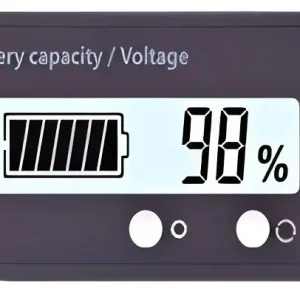 TIPA 07750266 - Voltmetr a ukazatel kapacity baterie 12-84V White Must-Have