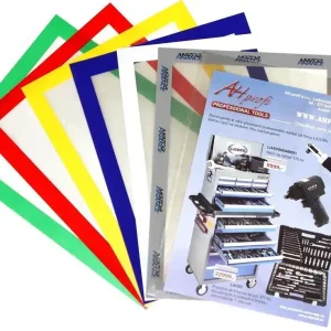 Přímo Od Výrobce AHProfi 744010030 - Přilnavé desky A4, statická folie - modré