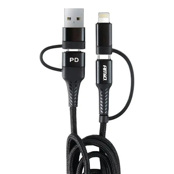 Novinka Amio 02547 - Multikabel USB C-USB C iOs USB A FullLINK 1m UC-15