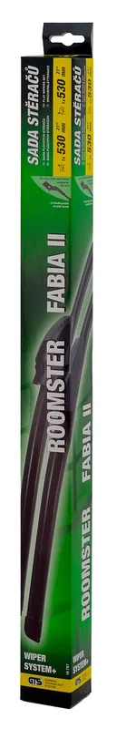 Green 10797 - Stěrače FLAT SET 530+530mm GREEN FAB II Odeslání Ihned