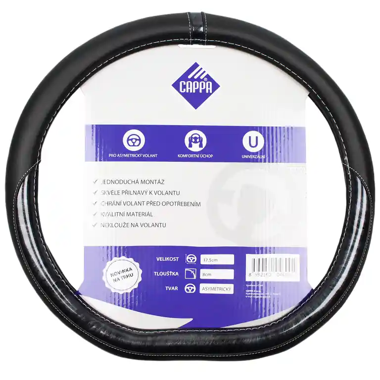 Cappa 04600 - Potah volantuSQUARE SHAPE 37,5cm černý Doprava Zdarma