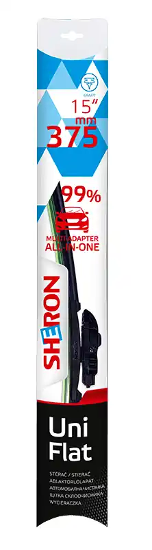 Sheron DF4814902 - SHERON Stěrač Uni flat 375 mm Nejprodávanější