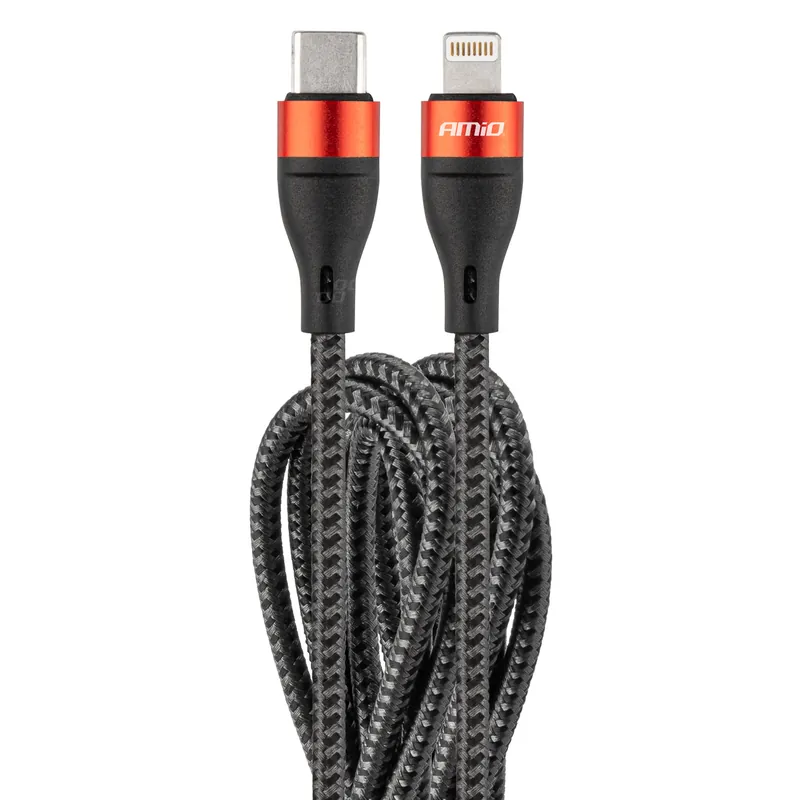 Amio 02931 - Kabel USB-C+Lightning 200cm FullLINK UC-19 Ihned K Objednání