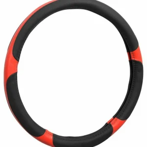 Sleva Compass 31402 - Potah volantu GRIP červený