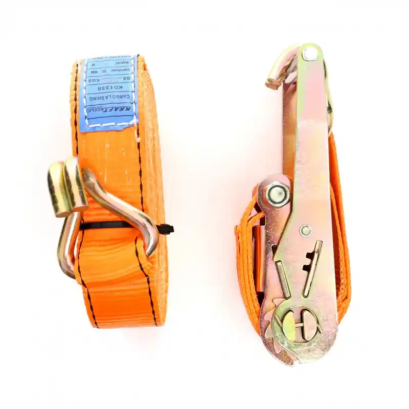 Značkový KRAFT&DELE KD1332 - Kraft&Dele , Přepravní pás s háky a ráčnou 8m/35mm/2t